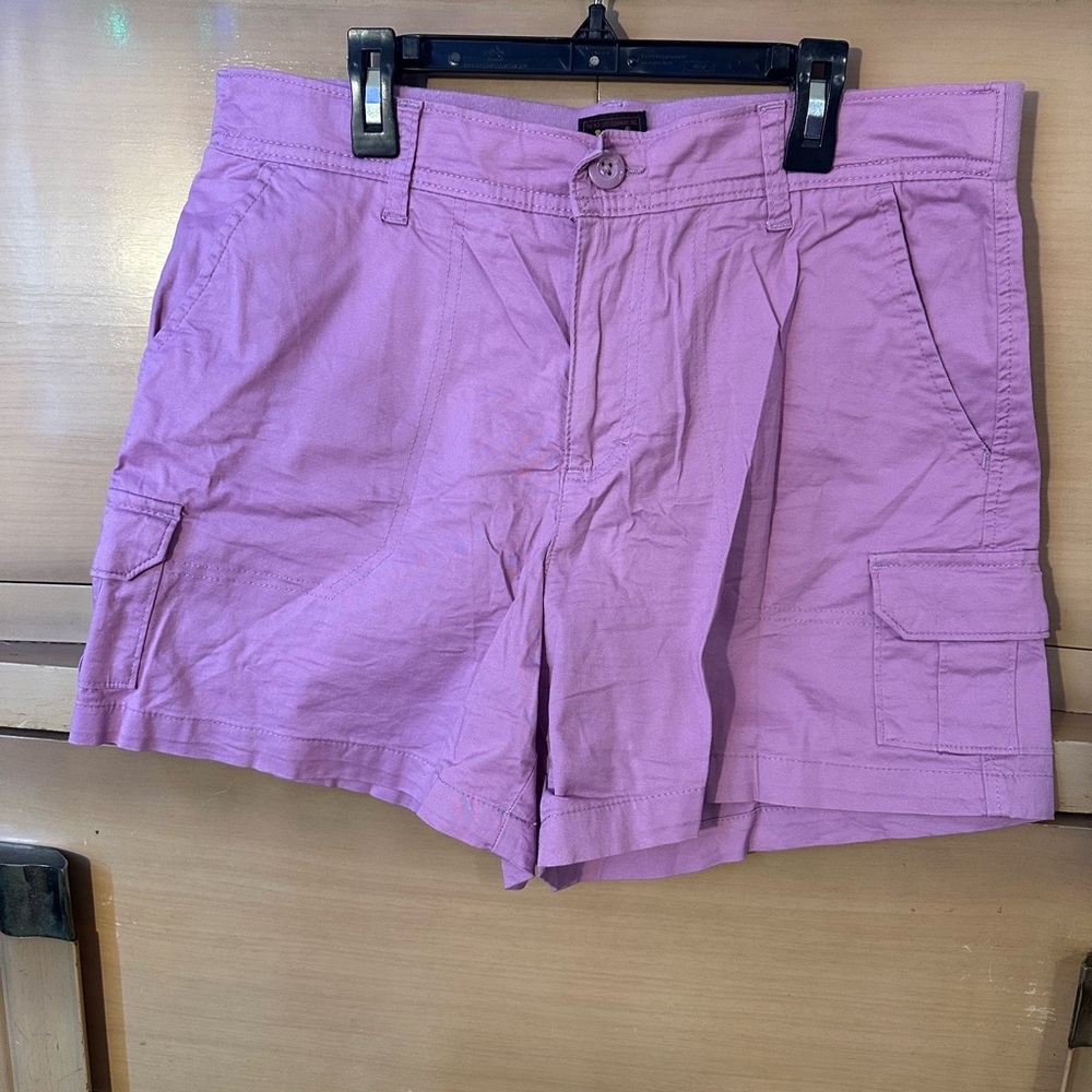 Lee Purple Cargo Shorts Lightweight Casual Wear